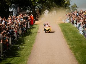 Supporting image for story: Fun, food and flat-out speed at Shrewsbury's first Wacky Races