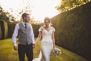 From bride and groom to venue hosts, husband and wife team Tom and Becky Pook have taken over the running of Pimhill Barns near Shrewsbury