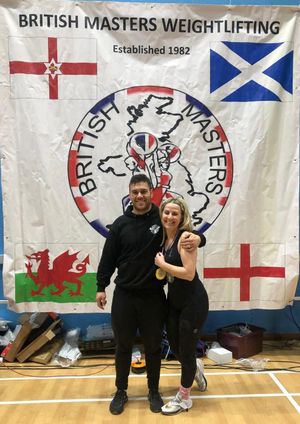 Dawn with Sam at a competition last year