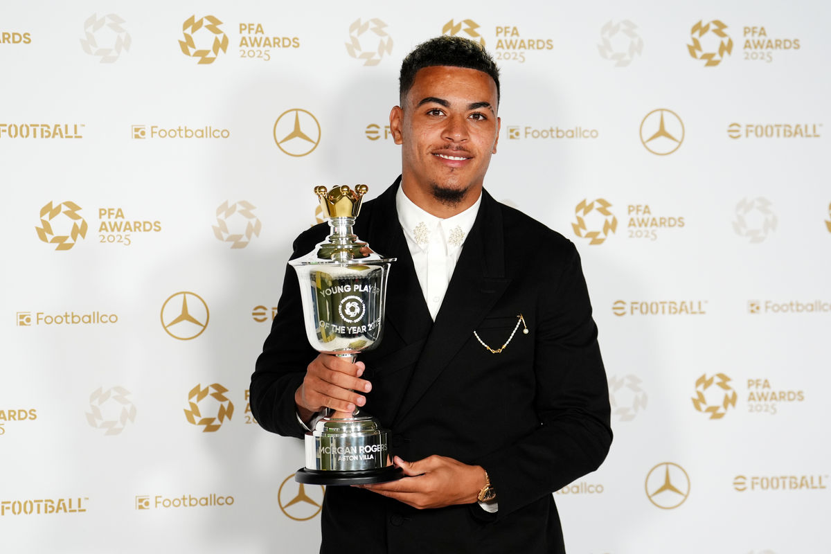 Aston Villas Morgan Rogers outlines World Cup dream after winning PFA prize