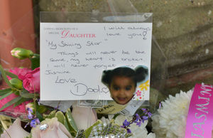 Tributes to Jasmine have been left at the scene