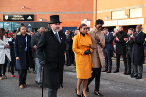 Members of Cyrille Regis's family