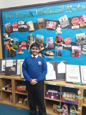 Huzaifa Ali Year 6 finalist