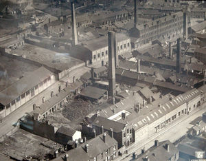 An early picture of the Kirkpatrick Site in Frederick Street, Walsall