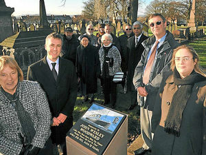 Supporting image for story: New memorial stone for West Bromwich cellist on Titanic