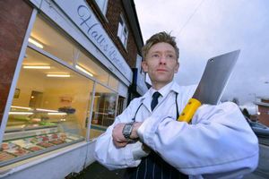 Wayne Hall at Halls Butchers