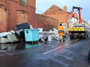 Supporting image for story: Nine tonnes of rubbish cleared from Walsall street where residents have seen rats and complained of bad smells