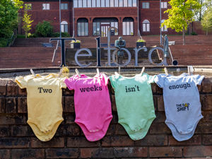 Telford MP Shaun Davies is campaigning for better paternity leave. Photo: Shaun Davies 