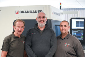 L-R: David Chapman, Rowan Crozier and Stuart Berry (Brandauer)
