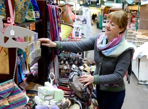 Rona Roberts has loved her time at the market since setting up six months ago