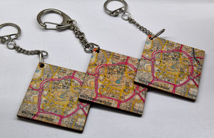 The map design keyrings are flying off the shelves at Wolverhampton Art Gallery