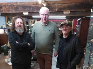 Supporting image for story: TV's Salvage Hunters drop in on Bridgnorth antiques expert - but he misses broadcast