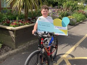 Supporting image for story: Youngster's cycling challenge raises hundreds for charity