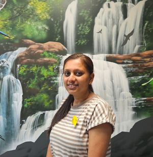 Hema Bhimji-Jetha, a Healthcare Play Specialist who cared for Archie whilst he was in hospital.