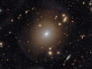 Supporting image for story: Einstein ring spotted around galaxy a ‘mere’ 500 million light years away