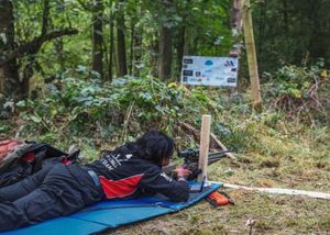 Lying down for the prone shot