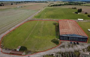 Hangar 3 at RAF Peplow, up for sale for £385k (TSR)
