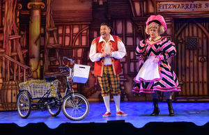 Full dress rehearsal of the Dick Whittington panto at the Grand Theatre in Wolverhampton