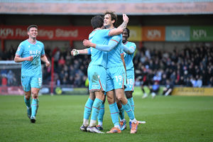 Aaron Pressley made it 2-0 either side of Albert Adomah's match-winning brace.