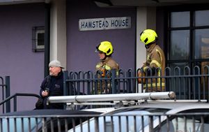 Emergency services were called to Hamstead House in Hamstead. Photo: Tim Thursfield