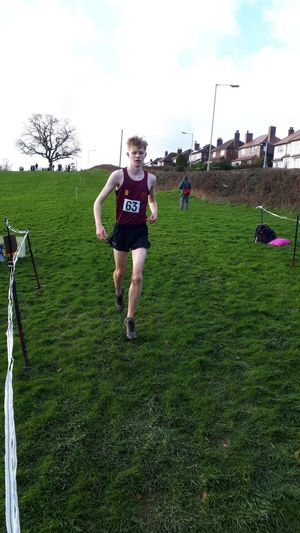 Liam Rawlings on his way to victory