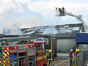Supporting image for story: Owner's distress after Bloxwich factory blaze