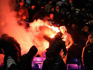 Supporting image for story: Violence mars Blues v Villa clash - pictures