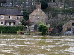 Supporting image for story: More than a dozen flood warnings remain in Shropshire as first roads reopen