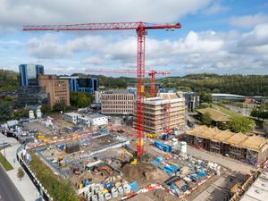 Supporting image for story: New images show Telford's changing skyline as £220m Station Quarter regeneration scheme takes shape