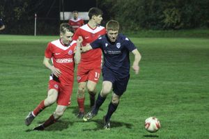 A hard-fought clash ended 1-0 in Knighton's favour