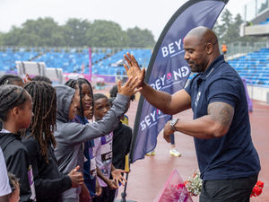 Supporting image for story: Black Country Olympic hero helps launch major project as Birmingham 2026 build-up begins