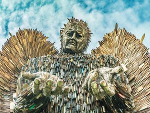 Supporting image for story: It's coming home: Here's when you can see the incredible Knife Angel back on home turf near Oswestry
