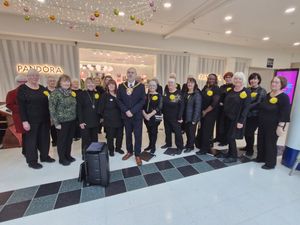 The Wulfrun Ladies Choir provided a musical backdrop to the event