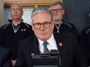 President Donald Trump speaks on the phone to Britain's Prime Minister Sir Keir Starmer