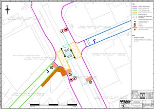 Overview of the proposed scheme for the Dartmouth Middleway junction, Birmingham. Taken from consultation page.