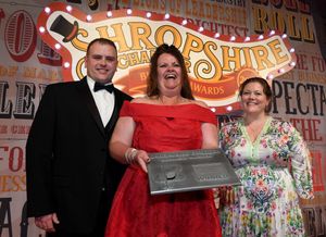 Niche Patisserie, Oswestry, bags the Shropshire Chamber Business Award for Customer Service in Telford.