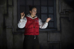 Sarita Gabony in Even More Ghost Stories by Candlelight, a recent Pentabus and HighTide co-production.