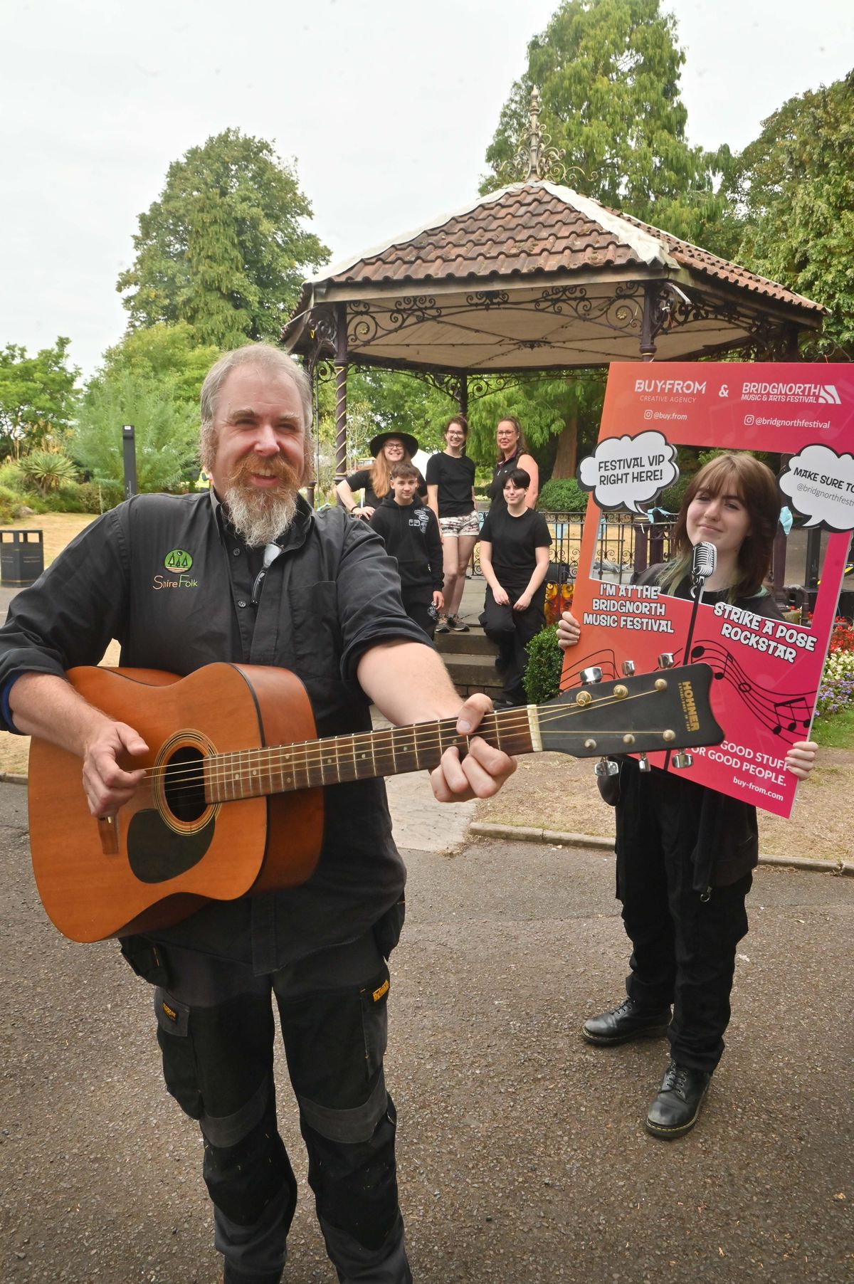 Watch: Bridgnorth Music & Arts Festival gets in full swing