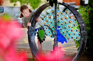 A beautiful picture, admired by 14-year-old Amy Cragg