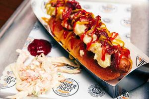 All bark and bite – mac and cheese dog