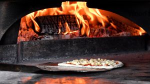 Pizzas were some of the many fresh-cooked culinary treats on offer at Shropshire Oktoberfest.