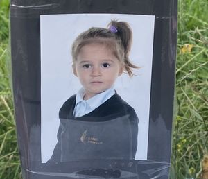 A picture of Katniss Seleznev left at the scene