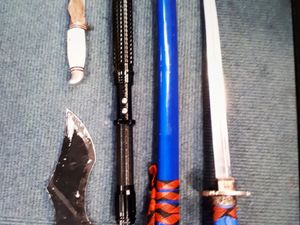 Supporting image for story: Arrests as daggers, drugs, katana, fake money and firearm seized in Shropshire 