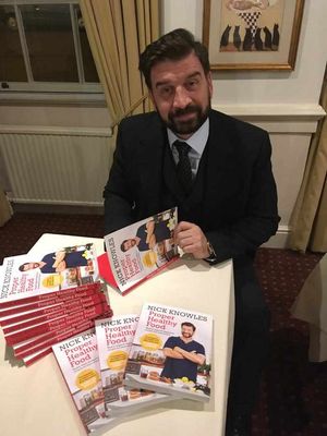 Nick Knowles with his new cookbook