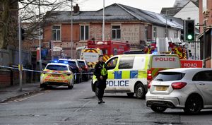 The scene in Wolverhampton.