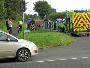 Supporting image for story: Misery on roads in string of crashes