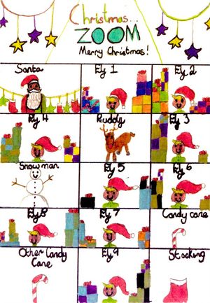 Holly Barnes designed this card for Mike Wood MP