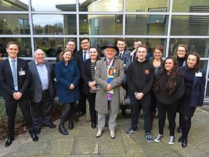 Supporting image for story: Slade's Noddy Holder gives lecture at his old school in Walsall