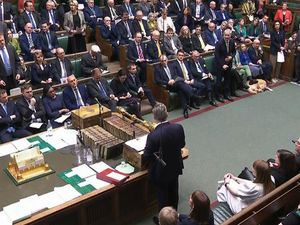 Prime Minister Sir Keir Starmer addresses a packed House of Commons during Prime Minister's Questions