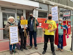 Supporting image for story: No jail for police bill protester who smashed MP's office windows while staff inside